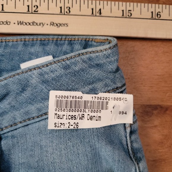 Maurices Denim Jeans  Size 2 Blue Jeans - Picture 2 of 7